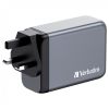 Зарядний пристрій Verbatim GaN 240 W 4 ports (USB-C-140 W,USB-C-100 W,USB-C-65 W /USB-A -3.0) (32205) - Зображення 2