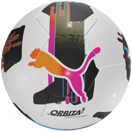 Мяч футбольный Puma Orbita 5 TB Hardground 084329-01 білий, чорний, рожевий 5 (4067981499809)