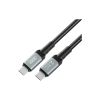 Дата кабель USB-C to USB-C NBQ264B-CC black XO (NB-Q264B-CC.black) - Изображение 2
