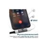Перехідник Lightning M to 2xLightning F Audiо + Charge Promate (ihinge-lt.grey) - Зображення 1