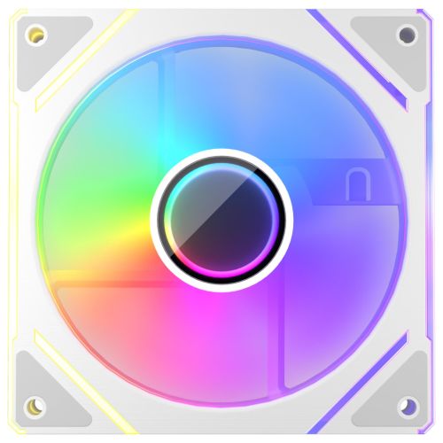 Кулер для корпуса 1stPlayer FC7 White (FC7-WH-1IN1)