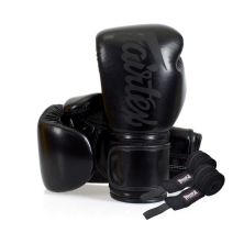 Боксерские перчатки Fairtex BGV14SB Black 14 унцій (бинти в комплекті) (BGV14SB_14oz_Black)