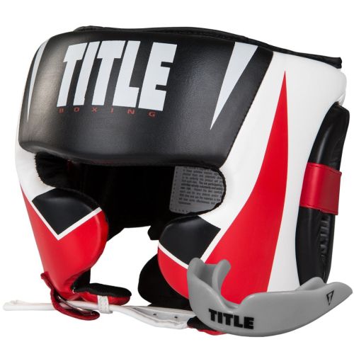 Боксерський шолом Title MMA Command Black/White/Red M (XCHGT M BK/WH/RD)
