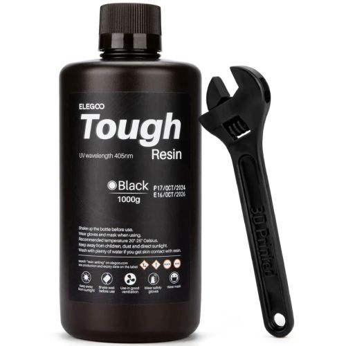 Фотополимерная смола ELEGOO Resin Tough black 1кг (50.103.0271) Фотополимерная смола ELEGOO Resin Tough black 1кг (50.103.0271)