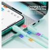 Дата кабель USB 2.0 AM to USB-C 1.0m 100W green Essager (EXCT1-CH06) - Зображення 1