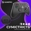 Геймпад GamePro із зарядною станцією BT 5.3/USB/2.4 ГГц (Switch/PC/iOS/Android) RGB Black (GPX13BDOC) - Изображение 3