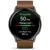 Смарт-годинник Garmin Venu 4 (45mm), Black w/ Slate + Leather, GPS смарт-годинник (010-03014-03) - Зображення 2