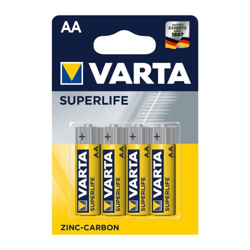 Батарейка Varta AA SUPERLIFE Zinc-Carbon R6 * 4 (02006101414)