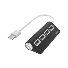 Концентратор Hama 4 Ports USB 2.0 Black/White (00200119)