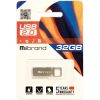 USB флеш накопитель Mibrand 32GB Shark Silver USB 2.0 (MI2.0/SH32U4S) - Изображение 1