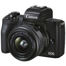 Цифровой фотоаппарат Canon EOS M50 Mk2 + 15-45 IS STM Kit Black (4728C043)
