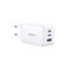 Зарядний пристрій Ugreen USB-A+2*USB-C 65W GaN Tech Fast White (CD224/15334) - Зображення 1