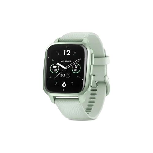 Смарт-часы Garmin Venu Sq 2, Cool Mint/Metallic Mint, GPS (010-02701-12)