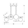 Люстра Candellux KAMA (34-73426) - Зображення 3