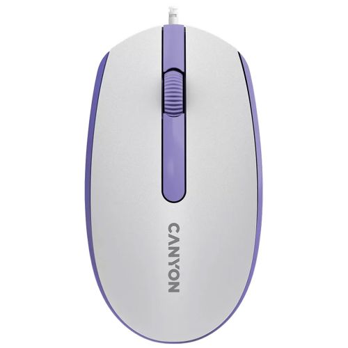 Мышка Canyon M-10 USB White Lavender (CNE-CMS10WL)