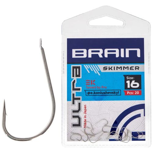 Крючок Brain fishing Ultra Skimmer 16 (20шт/уп) (1858.52.41)