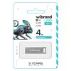 USB флеш накопитель Wibrand 4GB Chameleon Silver USB 2.0 (WI2.0/CH4U6S) - Изображение 1