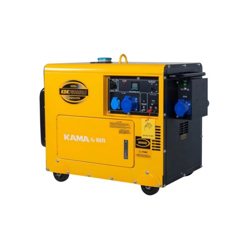 Генератор KAMA KDK7500SCA, дизель, 5.5kW, 6.9KVA, 230V, ATS, 14,5л (KDK7500SCA)