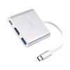 Концентратор HOCO USB-C to USB3.0+HDMI+PD HB14 Silver (6931474725790) - Зображення 1