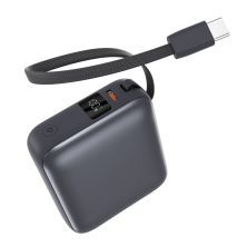 Батарея універсальна Vinga 10000 mAh 35W Display Cable (VPBB1035C)