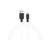 Дата кабель USB 2.0 AM to Micro 5P 1.0m 2A silicone X21 black+white HOCO (6957531071389) - Зображення 1