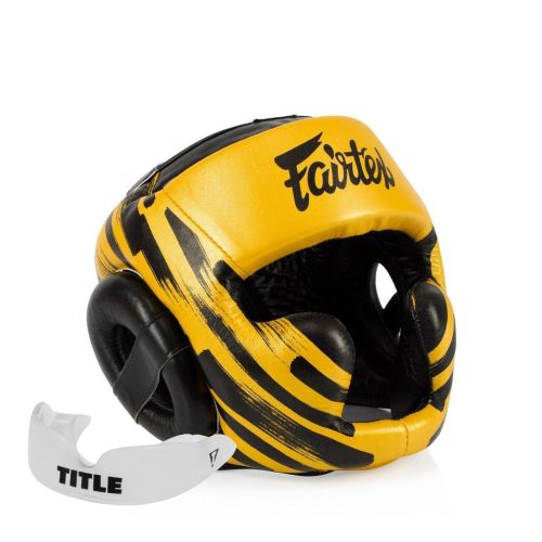 Боксерский шлем Fairtex HG16 Gold M (HG16_M_Gold)