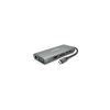 Концентратор VEGGIEG USB-C 7-in-1 USB-C + 3xUSB 3.0 + HDMI + 3.5mm + SD/TF + RJ45 0.1m silver (TC11-S) - Зображення 1