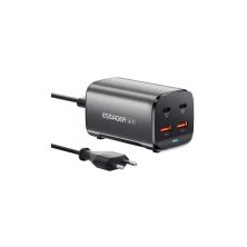 Зарядное устройство Essager 2xUSB-C + 2xUSB 67W GaN (ECT2AC-JYB0G-Z) Зарядное устройство Essager 2xUSB-C + 2xUSB 67W GaN (ECT2AC-JYB0G-Z)