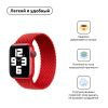 Ремешок для смарт-часов Armorstandart Braided Solo Loop для Apple Watch 42 (Series 11-10)/41/40/38 Red Size 2 (120 mm) (ARM58069) - Изображение 1