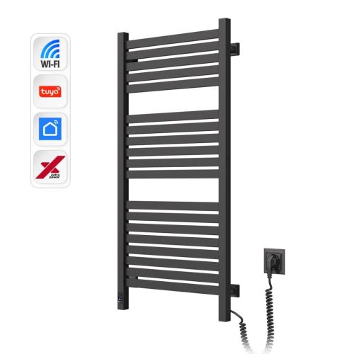 Сушарка для рушників Navin Авангард Х 1000х480 Wi-Fi правобічна чорний муар (12-272055-4810)