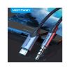 Кабель мультимедійний Micro 5P M to 3.5mm M 1.0m (4pin) black Vention (BDGBF) - Зображення 3