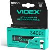 Аккумулятор 18650 3400mAh Li-Ion, protect, color box/1шт Videx (18650-P/3400/1CB) - Изображение 1