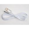 Дата кабель USB 2.0 AM to Micro 5P 1m LED silver Vinga (VCPDCMLED1S) - Зображення 2