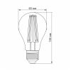 Лампочка Videx Filament A60F 10W E27 4100K 220V (VL-A60F-10274) - Зображення 2