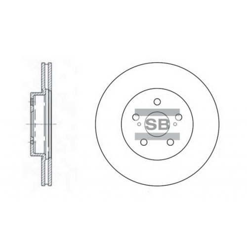 Гальмівний диск HI-Q SD4001