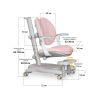 Дитяче крісло Mealux Ortoback Duo Plus Pink (Y-510 KP Plus) - Зображення 2