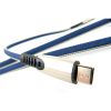 Дата кабель USB 2.0 AM to Type-C 0.25m blue Dengos (PLS-TC-SHRT-PLSK-BLUE) - Зображення 1