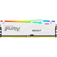 Модуль памяти для компьютера DDR5 16GB 6000 MHz Beast RGB EXPO White Kingston Fury (ex.HyperX) (KF560C36BWEA-16)