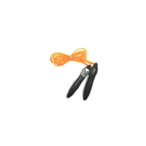 Скакалка LiveUp Electronic Jump Rope LS3123 з електронним лічильником сіро-помаранчева 275 см (6951376109054)