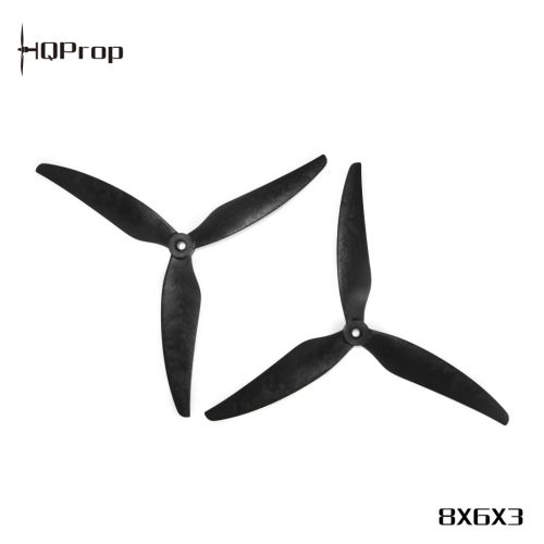 Пропелер для дрона HQProp 8x6x3 2CW + 2CCW Black (MQ8X6X3B-GRN)