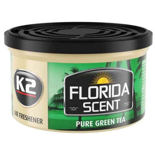 Ароматизатор для автомобіля K2 Florida Scent Чистий зелений чай 42 г (V87ZHE)