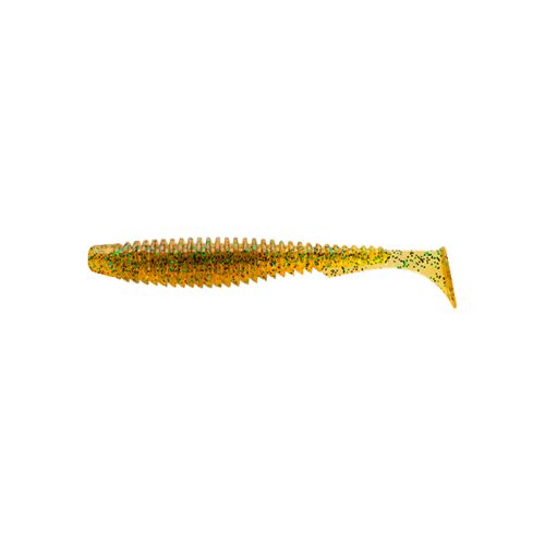 Силикон рыболовный FishUP U-Shad 2 036 - Caramel/Green&Black (10шт/уп) (1862.02.82)