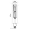 Лампочка Videx LED Filament T52F 50W E27 5000K (VL-T52F-50275) - Изображение 1