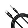 Кабель мультимедійний USB-C to 3.5mm M 1.0m black Armorstandart (ARM76888) - Зображення 1