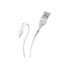 Дата кабель USB 2.0 AM to Micro 5P 1.0m 2.4A PVC X37 white HOCO (6931474710505) Дата кабель USB 2.0 AM to Micro 5P 1.0m 2.4A PVC X37 white HOCO (6931474710505)
