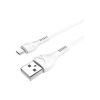 Дата кабель USB 2.0 AM to Micro 5P 1.0m 2.4A PVC X37 white HOCO (6931474710505) Дата кабель USB 2.0 AM to Micro 5P 1.0m 2.4A PVC X37 white HOCO (6931474710505) - Изображение 3