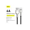 Дата кабель USB-C to USB-C 2.0m 66W metal Baseus (CAKF000201) - Зображення 1