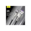 Дата кабель USB-C to USB-C 2.0m 66W metal Baseus (CAKF000201) - Зображення 3