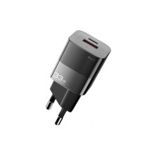Зарядное устройство Essager 1xUSB + 1xUSB-C 33W GaN black (ECTCA-FZB01) Зарядное устройство Essager 1xUSB + 1xUSB-C 33W GaN black (ECTCA-FZB01)