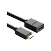 Переходник Mini HDMI M to HDMI F 0.22m black Ugreen (20137) - Изображение 2